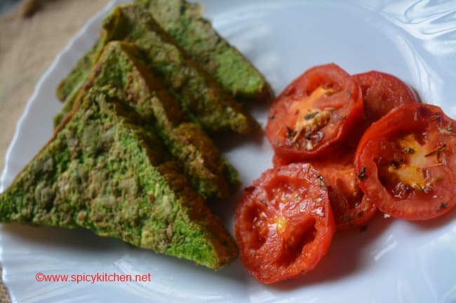 palak-toast
