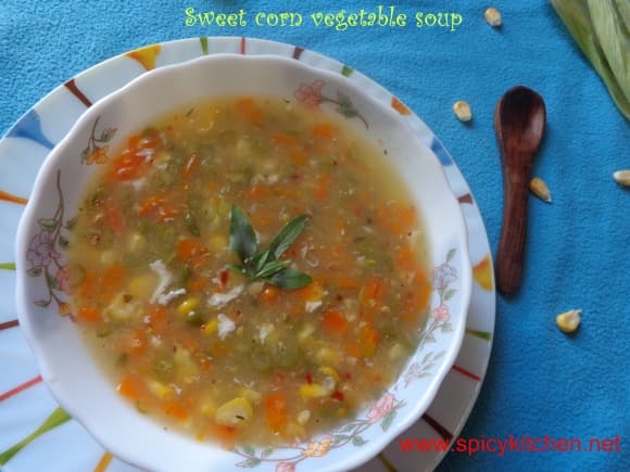 How to Make Sweet Corn Vegetable Soup