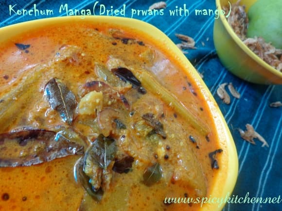 Dried prawns curry