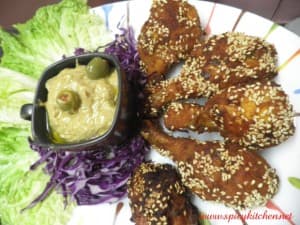 Chicken fry with Sesame seeds - Spicy Kitchen