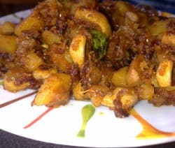 Aloo Mushroom Roast
