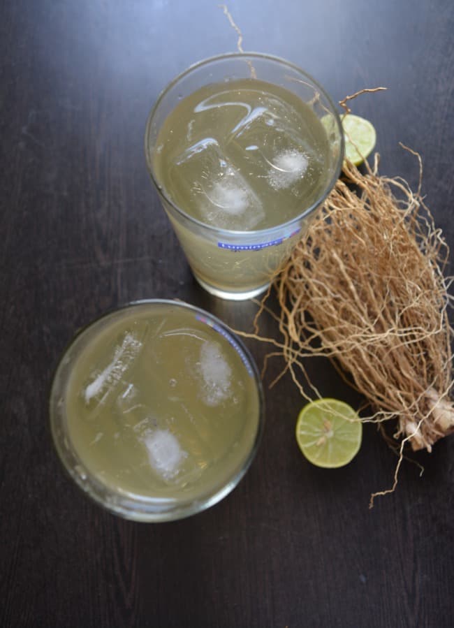 khus syrup summer drink